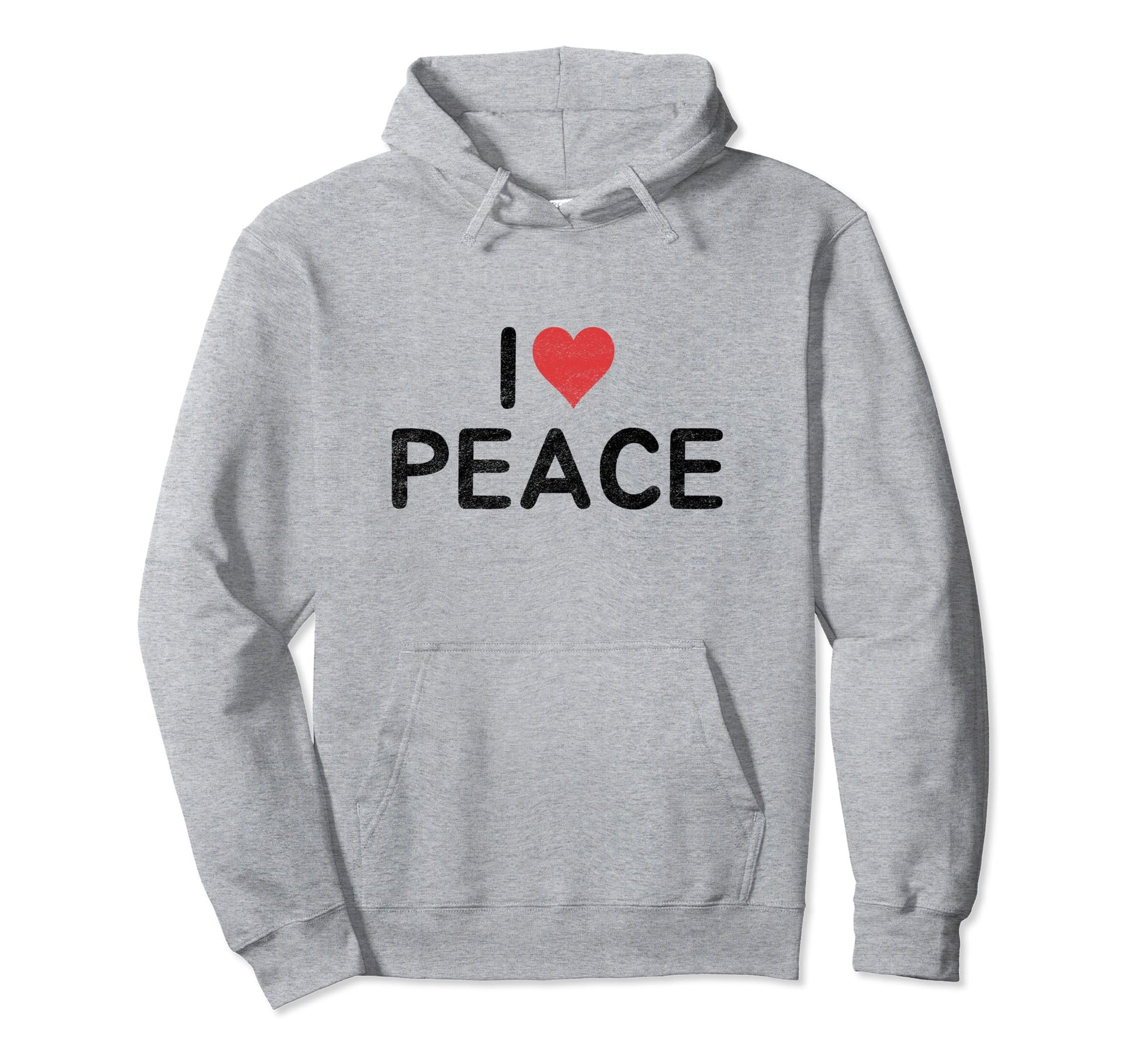 I Love Peace Hoodie - Graphic Print Unisex - T-Shirt, Sweatshirt, Hoodie