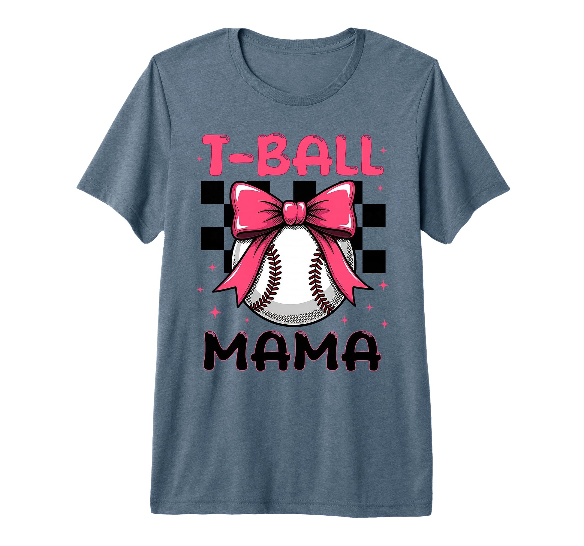 T Ball Mama Baseball Softball Mom T-Shirt - Graphic Print Men Women - T-Shirt, Sweatshirt, Hoodie