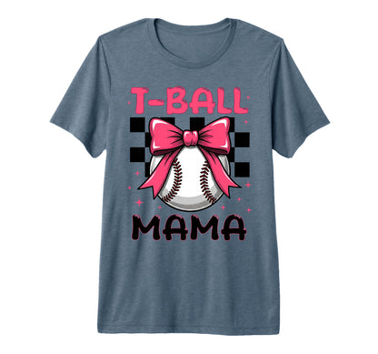 T Ball Mama Baseball Softball Mom T-Shirt - Graphic Print Men Women - T-Shirt, Sweatshirt, Hoodie