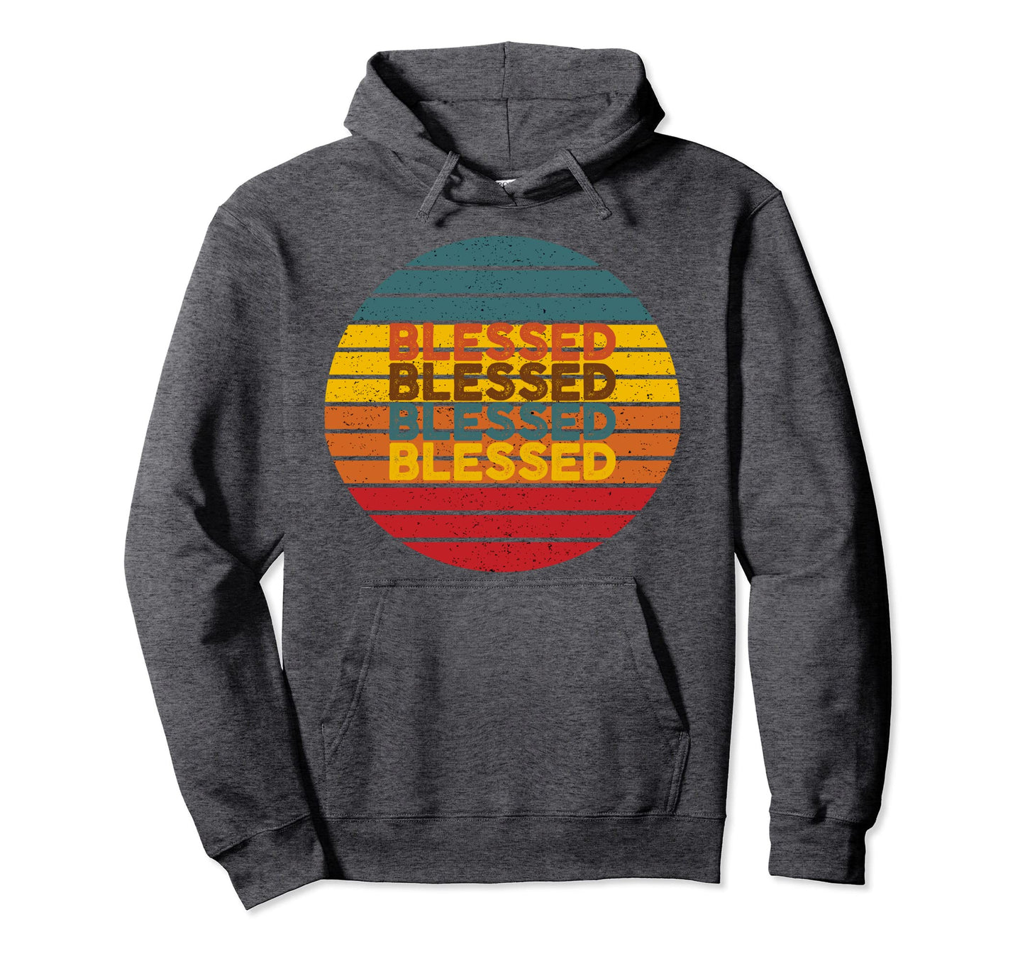 Blessed Sunset Rainbow Christian Hoodie - Novelty Apparel Unisex - T-Shirt, Sweatshirt, Hoodie