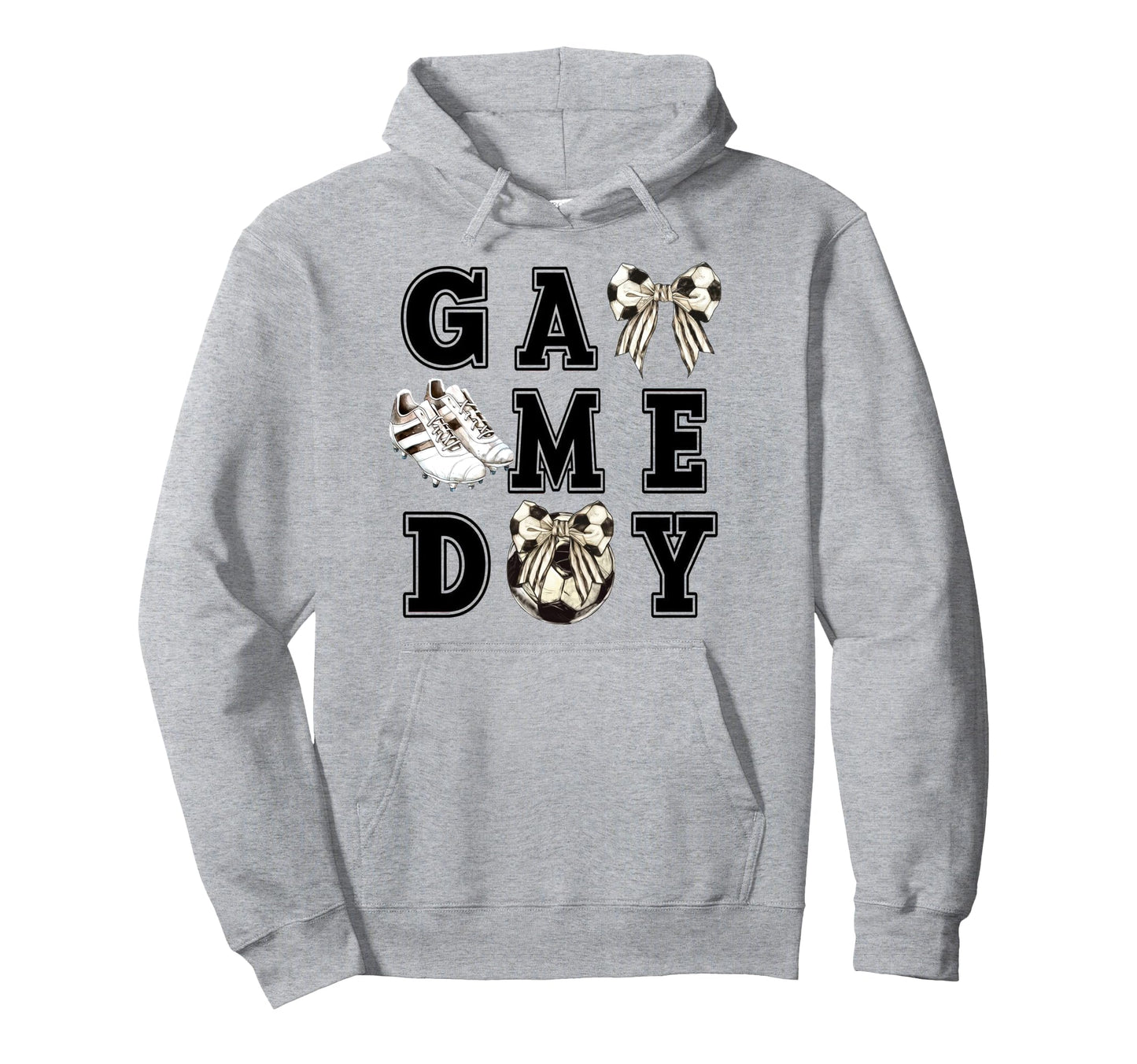 Coquette Bow Sports Parent Game Day Hoodie - Novelty Apparel Men Women - T-Shirt, Sweatshirt, Hoodie