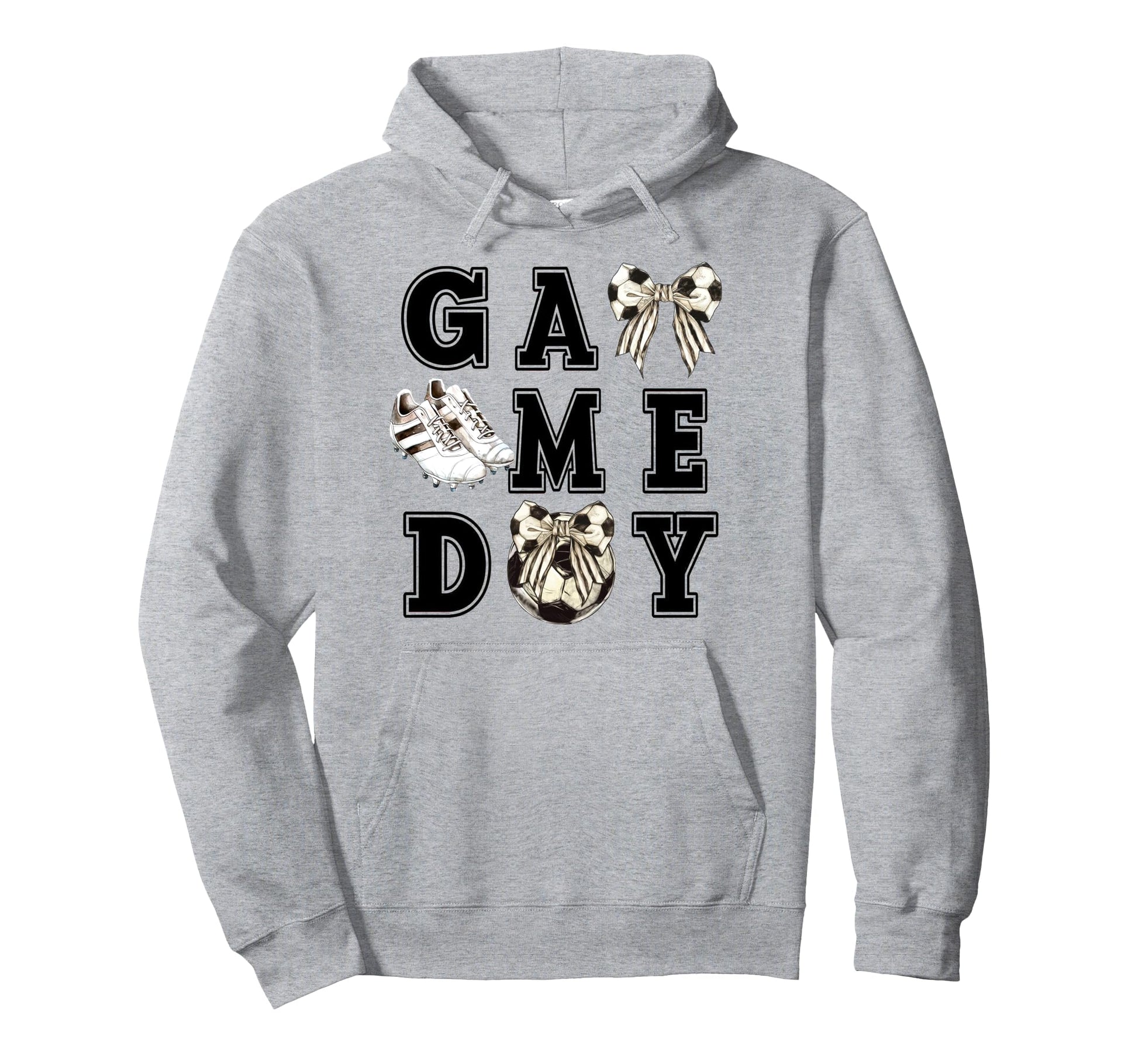 Coquette Bow Sports Parent Game Day Hoodie - Novelty Apparel Men Women - T-Shirt, Sweatshirt, Hoodie