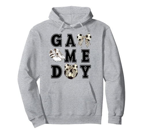 Coquette Bow Sports Parent Game Day Hoodie - Novelty Apparel Men Women - T-Shirt, Sweatshirt, Hoodie