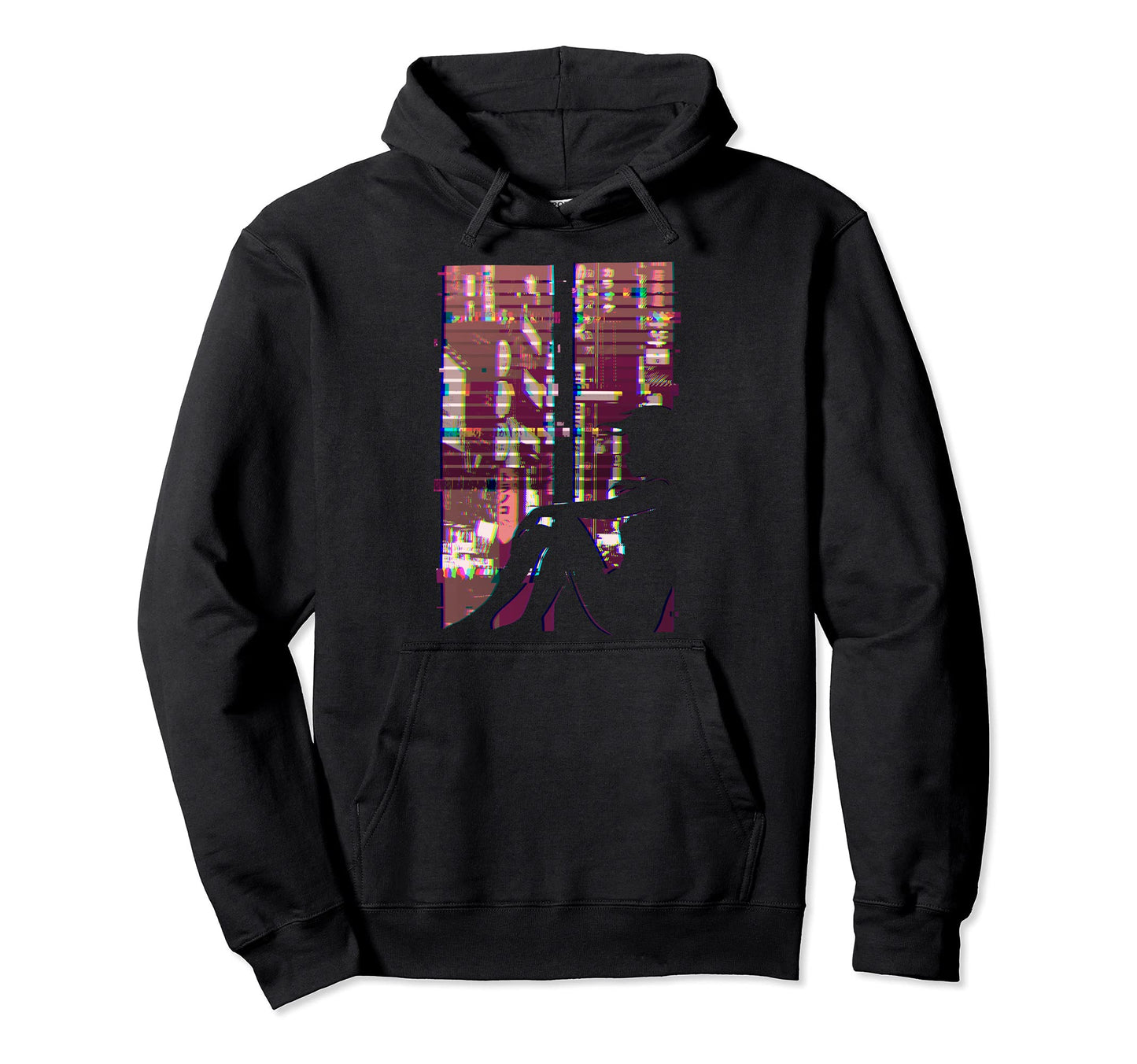 Glitchcore Aesthetic Vaporwave Hoodie - Trendy Graphic for Adults - T-Shirt, Sweatshirt, Hoodie