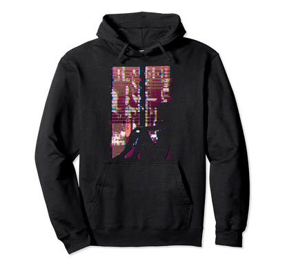 Glitchcore Aesthetic Vaporwave Hoodie - Trendy Graphic for Adults - T-Shirt, Sweatshirt, Hoodie