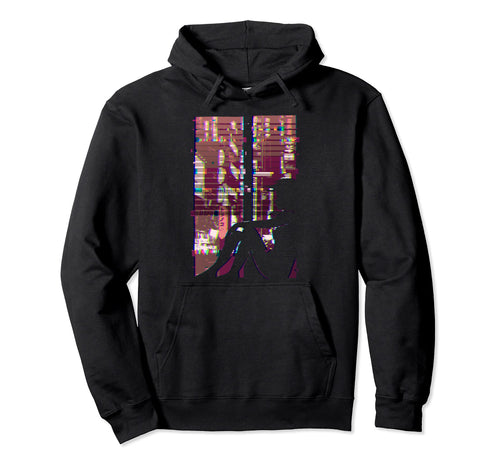 Glitchcore Aesthetic Vaporwave Hoodie - Trendy Graphic for Adults - T-Shirt, Sweatshirt, Hoodie