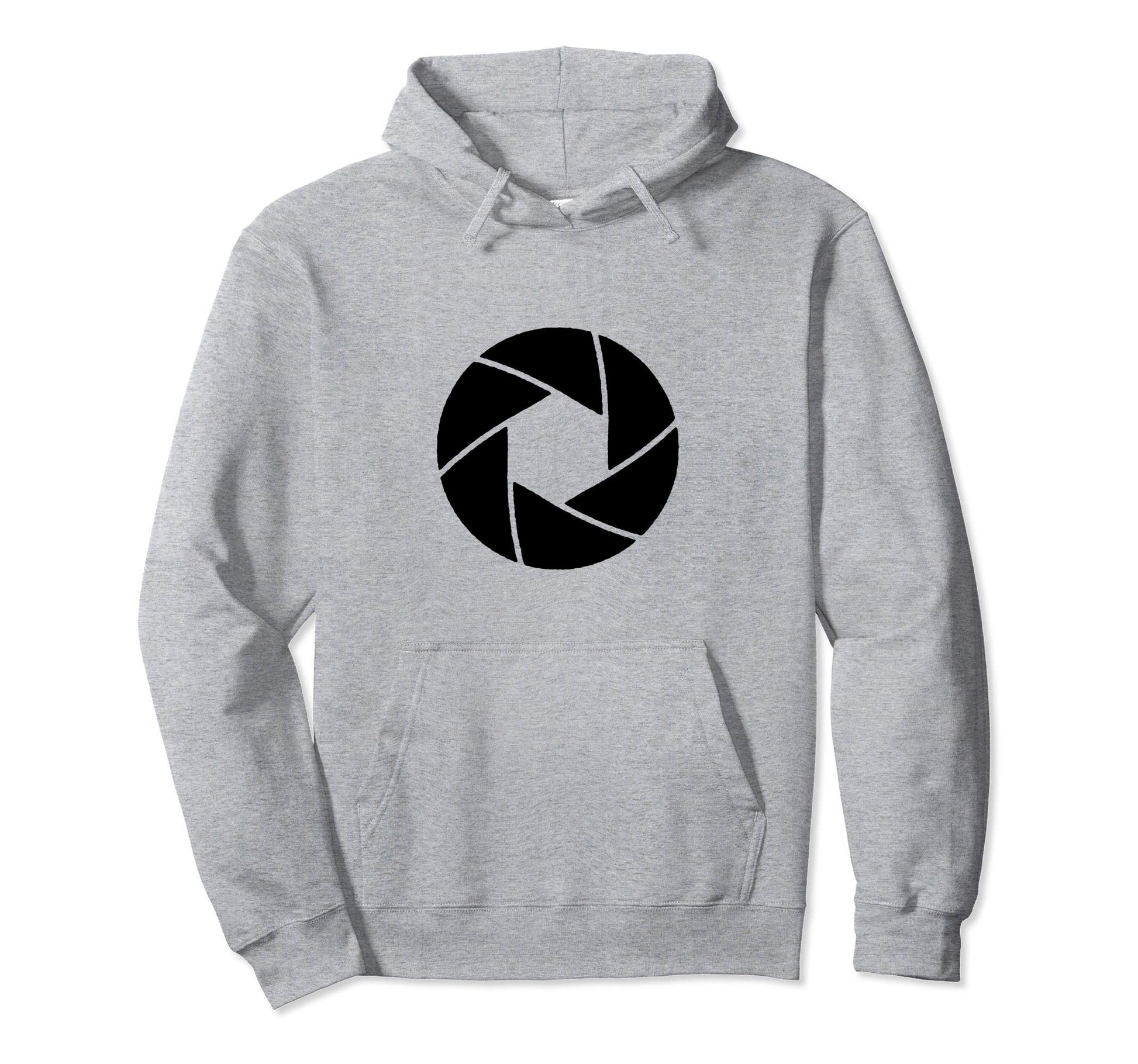 Minimalist Camera Shutter Simple Hoodie - Fun Novelty Design Unisex - T-Shirt, Sweatshirt, Hoodie