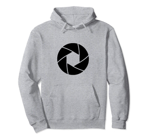 Minimalist Camera Shutter Simple Hoodie - Fun Novelty Design Unisex - T-Shirt, Sweatshirt, Hoodie
