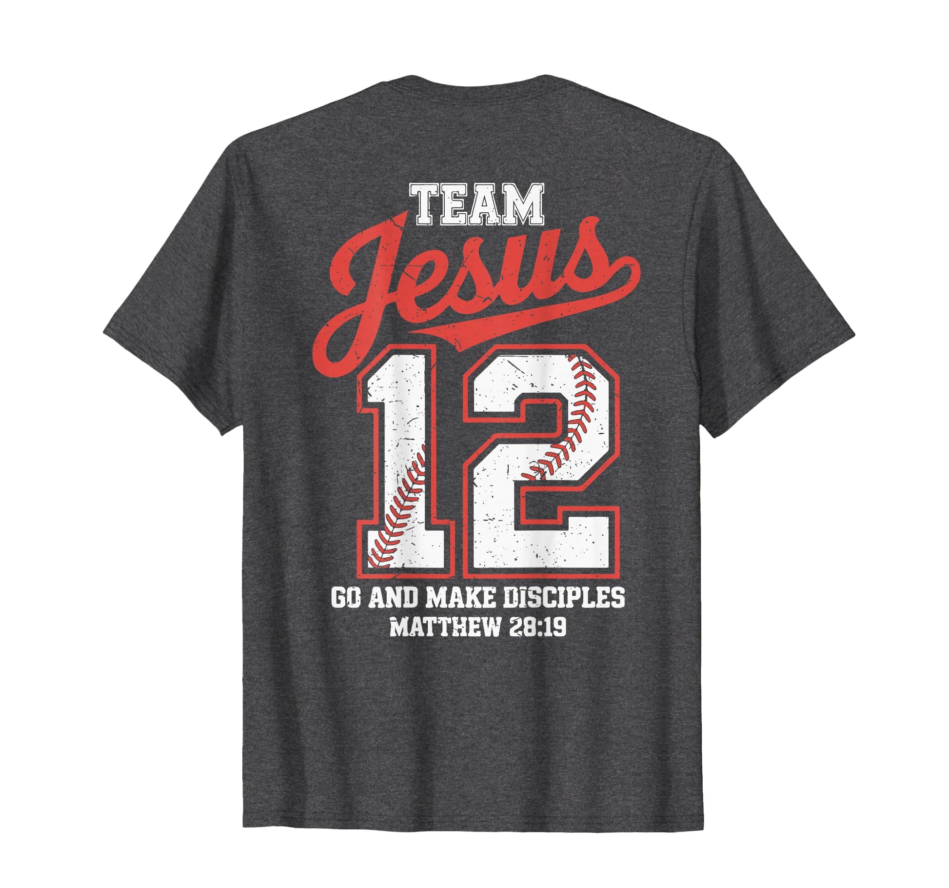 Team Jesus Baseball Christian Faith T-Shirt - Novelty Apparel for Adults - T-Shirt, Sweatshirt, Hoodie