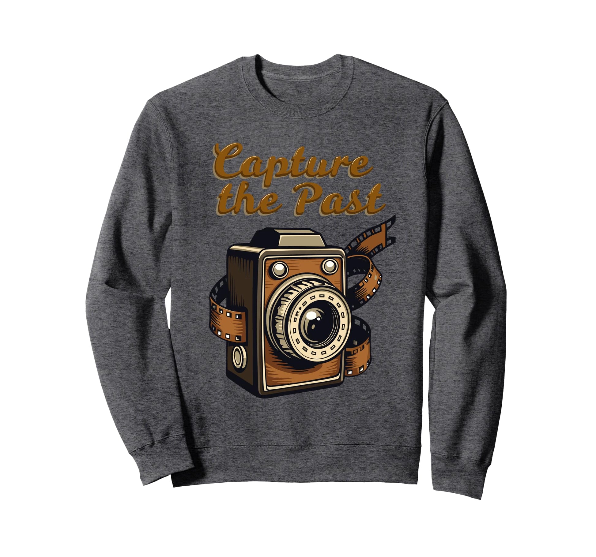 Camera Capture Past Photographer Sweatshirt - Minimalist Print Men Women - T-Shirt, Sweatshirt, Hoodie