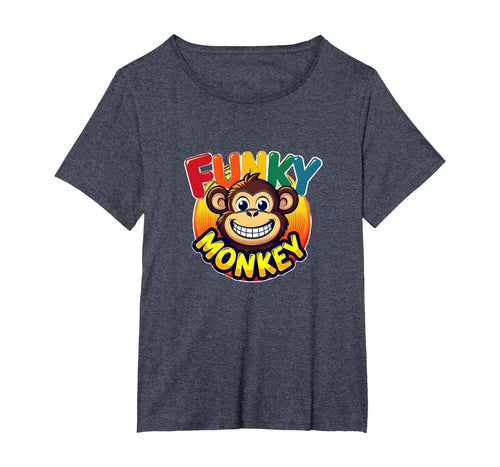 Funky Monkey Groovy Rainbow Party Animal T-Shirt - Custom Art Print Unisex - T-Shirt, Sweatshirt, Hoodie