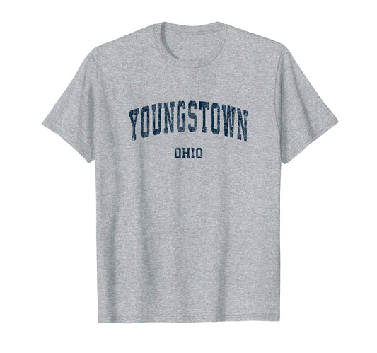 Youngstown Ohio Oh Varsity Sports T-Shirt - Aesthetic Graphic Men Women - T-Shirt, Sweatshirt, Hoodie