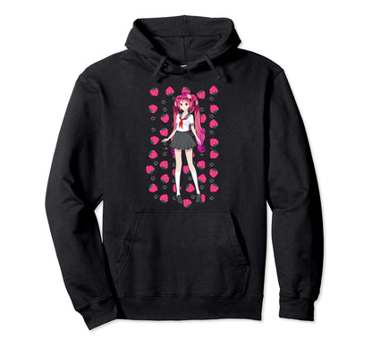 Strawberry Kawaii Japanese Otaku Hoodie - Fun Novelty Design for Adults - T-Shirt, Sweatshirt, Hoodie