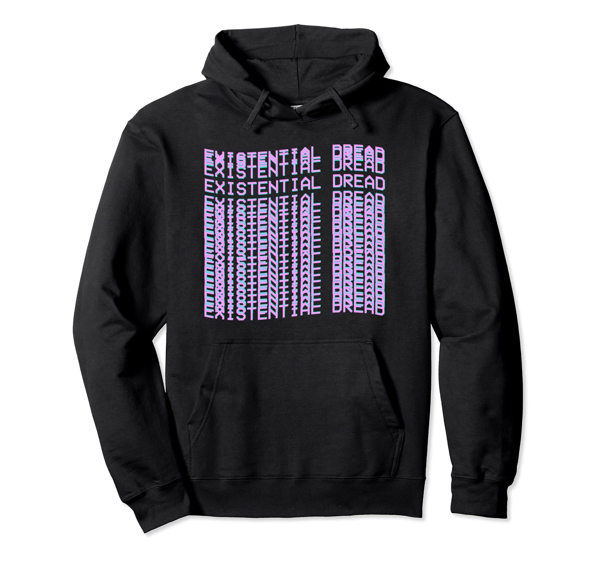 Existential Dread Vaporwave Streetwear Hoodie - Aesthetic Graphic Unisex - T-Shirt, Sweatshirt, Hoodie