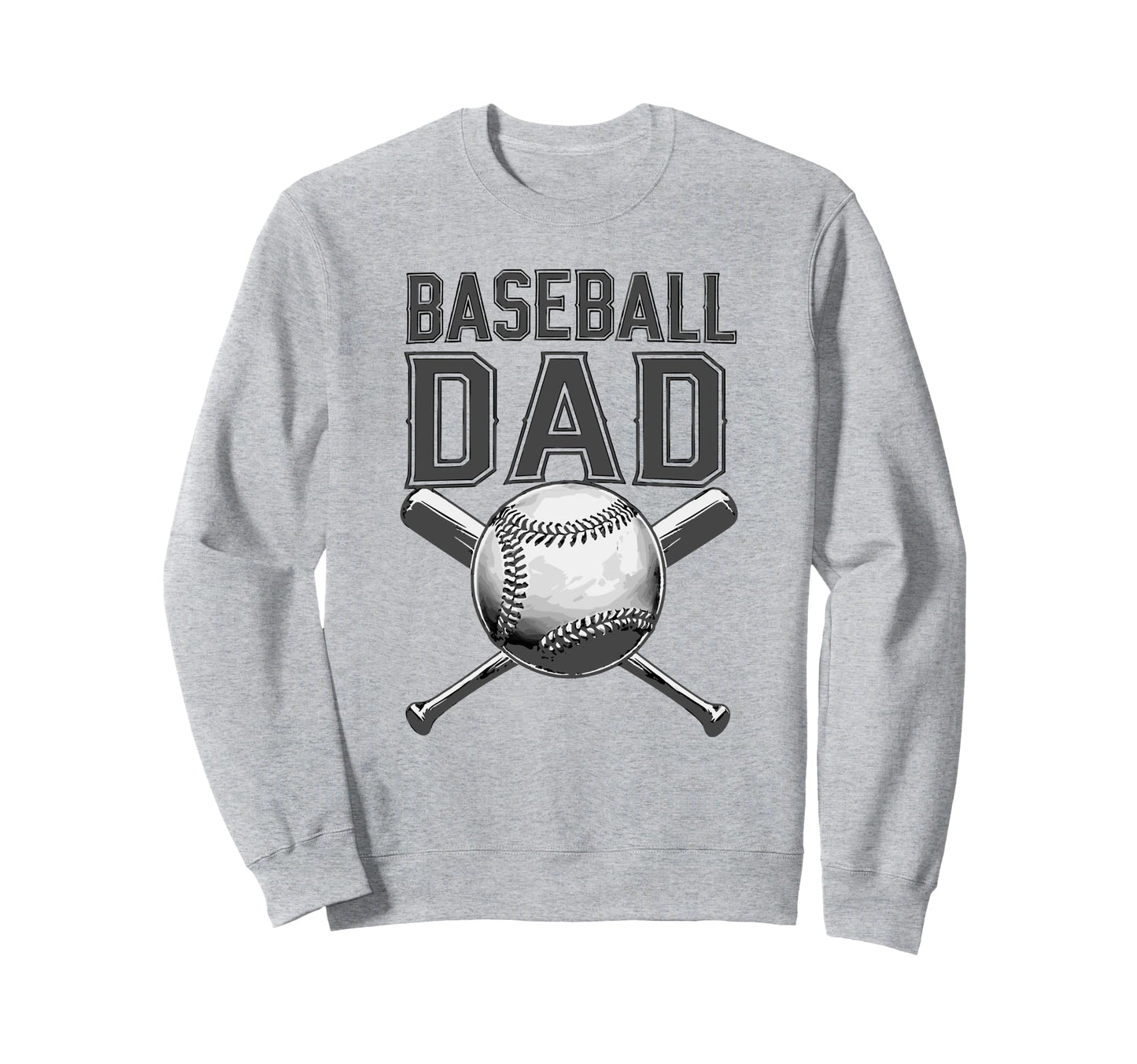 Baseball Dad Parent Ball Sweatshirt - Casual Everyday Wear for Adults - T-Shirt, Sweatshirt, Hoodie