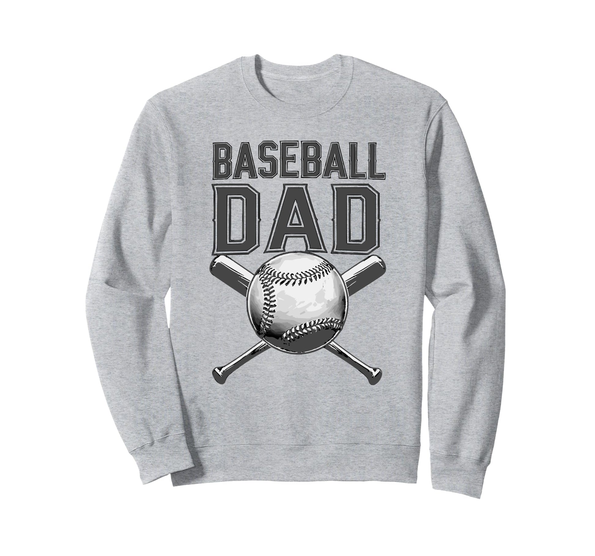Baseball Dad Parent Ball Sweatshirt - Casual Everyday Wear for Adults - T-Shirt, Sweatshirt, Hoodie