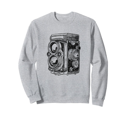 Photography Lovers Camera Sketch Sweatshirt - Trendy Graphic Men Women - T-Shirt, Sweatshirt, Hoodie