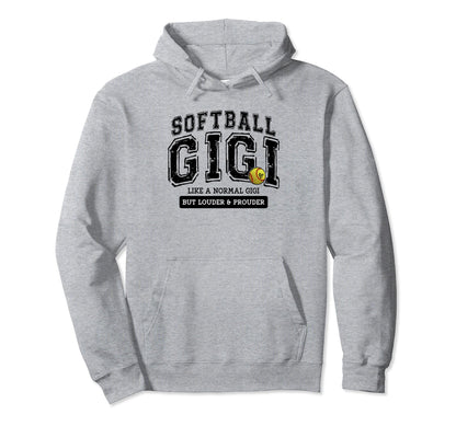 Softball Gigi Softball Mothers Day Hoodie - Fun Novelty Design Unisex - T-Shirt, Sweatshirt, Hoodie