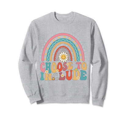 Choose To Include Autism Teacher Sweatshirt - Custom Art Print Unisex - T-Shirt, Sweatshirt, Hoodie