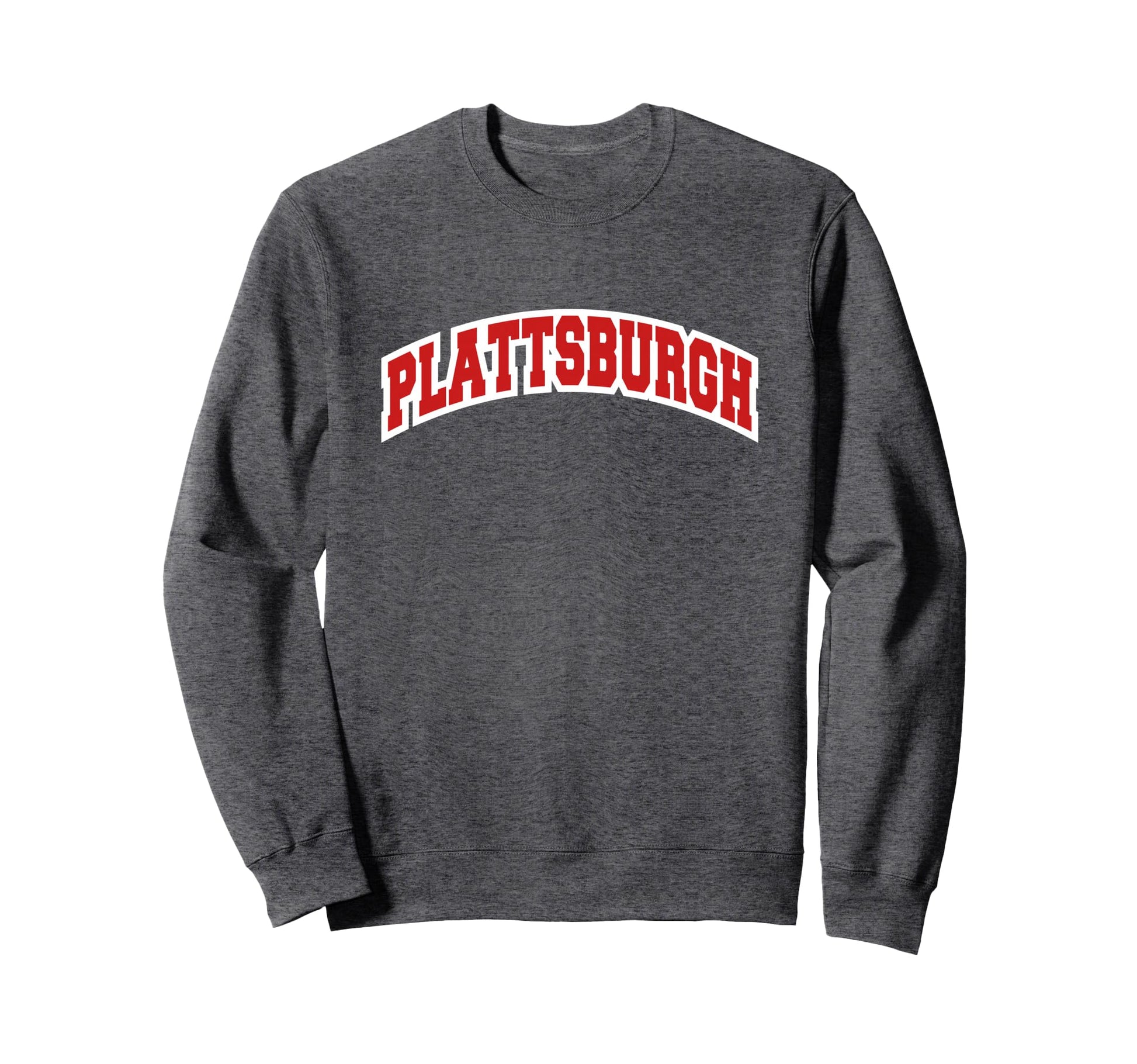 Plattsburgh New York Varsity Sweatshirt - Aesthetic Graphic Unisex - T-Shirt, Sweatshirt, Hoodie