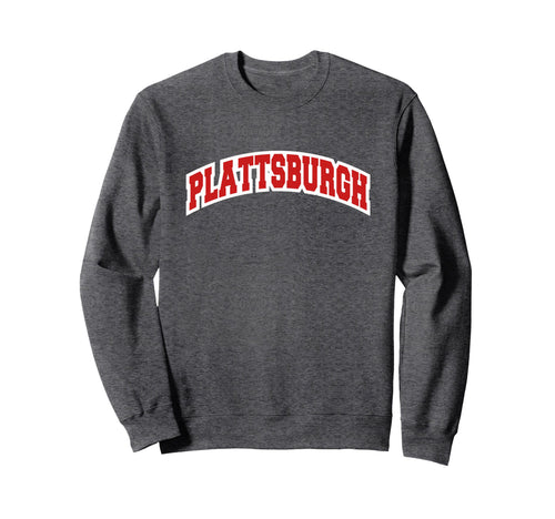 Plattsburgh New York Varsity Sweatshirt - Aesthetic Graphic Unisex - T-Shirt, Sweatshirt, Hoodie