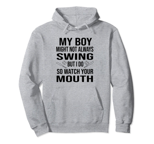 My Might Not Always Swing But I Do So Hoodie - Unique Graphic for Adults - T-Shirt, Sweatshirt, Hoodie