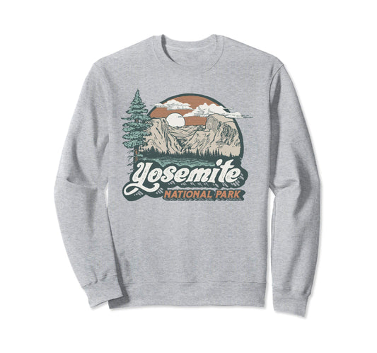 Yosemite National Park Eighties 80S Sweatshirt - Streetwear Style Unisex - T-Shirt, Sweatshirt, Hoodie