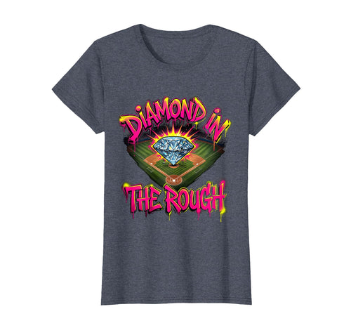 Diamond Rough Womens Baseball T-Shirt - Casual Everyday Wear Unisex - T-Shirt, Sweatshirt, Hoodie