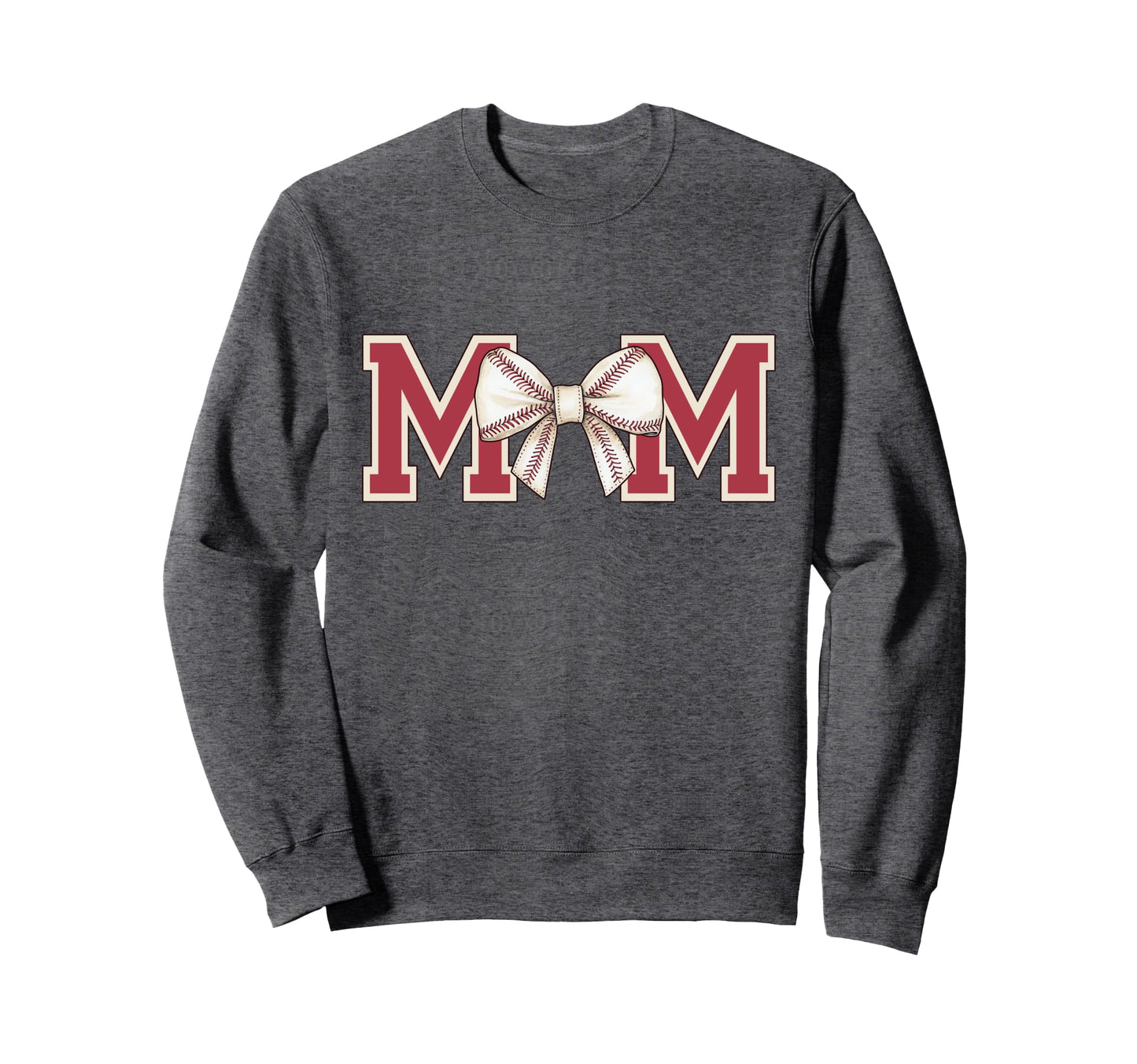 Baseball Softball Mom Sweatshirt - Casual Everyday Wear for Adults - T-Shirt, Sweatshirt, Hoodie