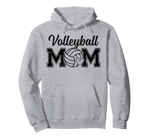 Volleyball Mom Game Day Vibes Mothers Hoodie - Trendy Graphic for Adults - T-Shirt, Sweatshirt, Hoodie