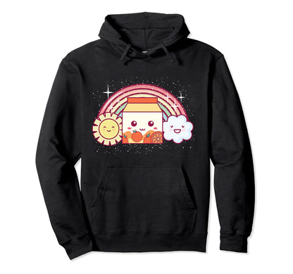 Strawberry Milk Shake Kawaii Anime Hoodie - Aesthetic Graphic Unisex - T-Shirt, Sweatshirt, Hoodie