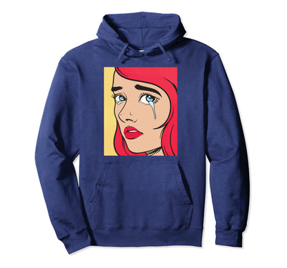 Egirl Aesthetic Sad 80S 90S Grunge Hoodie - Novelty Apparel for Adults - T-Shirt, Sweatshirt, Hoodie