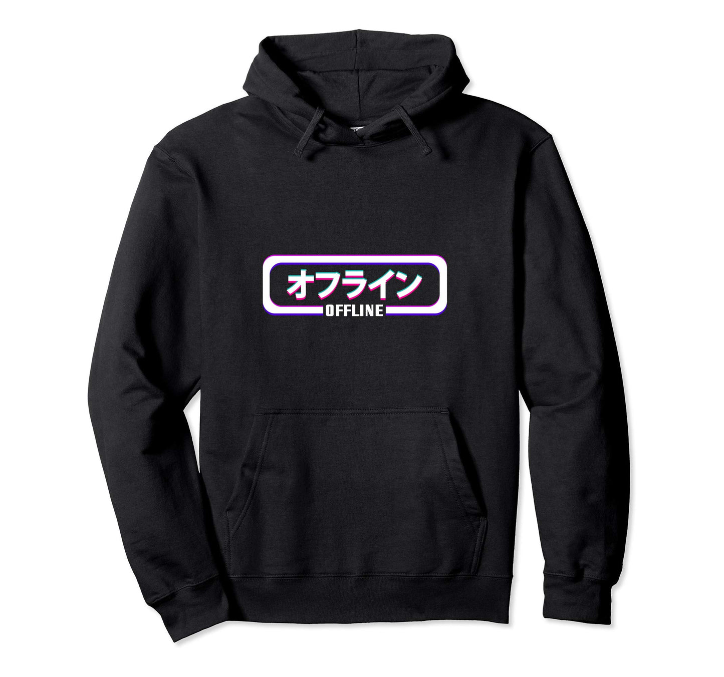 Vaporwave Aesthetic Offline Japanese Gift Hoodie - Custom Art Print Unisex - T-Shirt, Sweatshirt, Hoodie