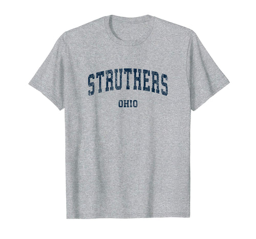 Struthers Ohio Oh Varsity Sports Navy T-Shirt - Aesthetic Graphic Men Women - T-Shirt, Sweatshirt, Hoodie