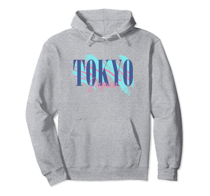 Tokyo Japan 90S Japanese Art Vaporwave Hoodie - Unique Graphic Unisex - T-Shirt, Sweatshirt, Hoodie