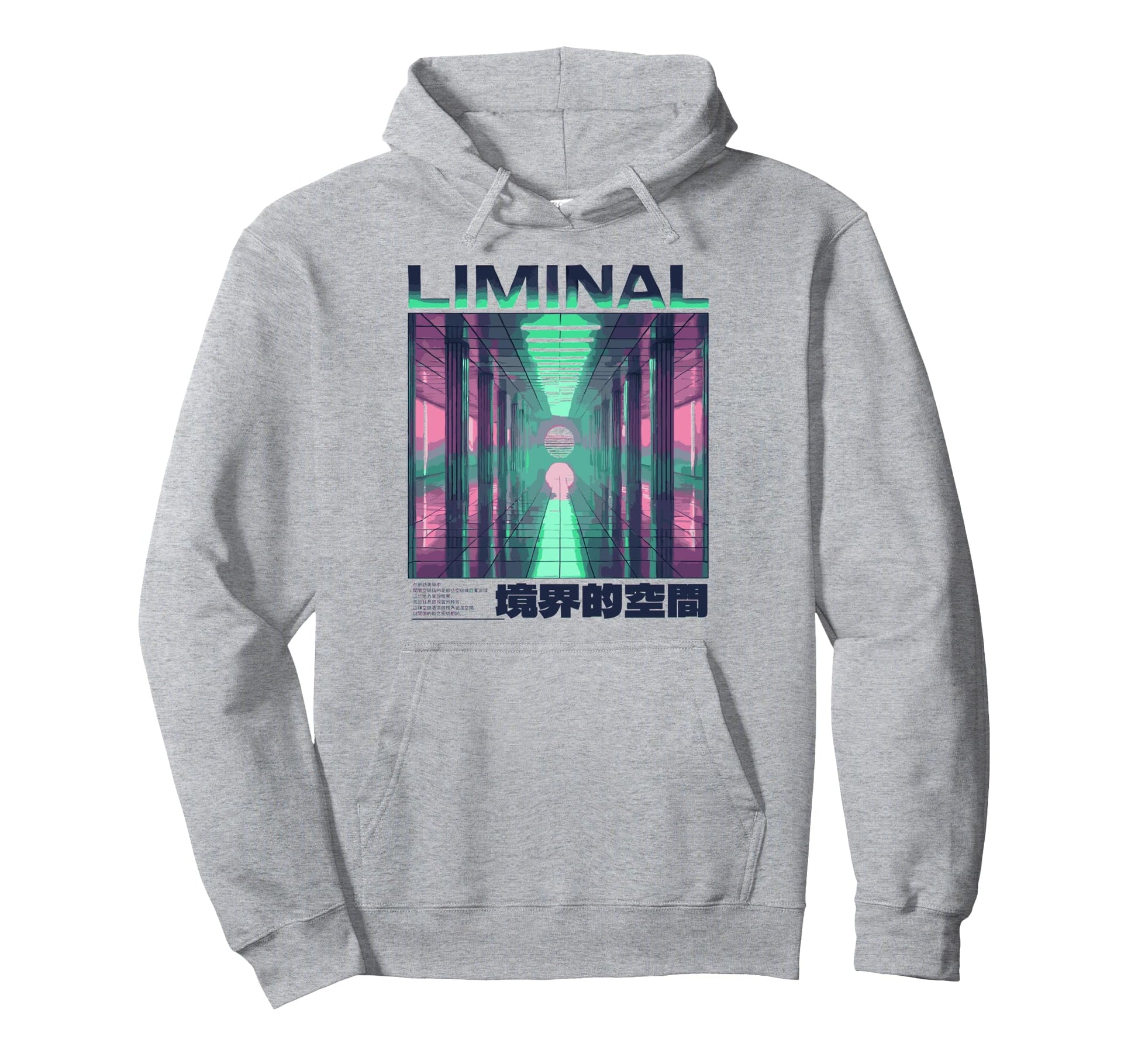 Liminal Aesthetic Vaporwave Japanese Hoodie - Trendy Graphic Men Women - T-Shirt, Sweatshirt, Hoodie