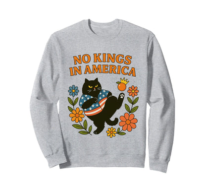 No Kings America We People Boho Sweatshirt - Fun Novelty Design for Adults - T-Shirt, Sweatshirt, Hoodie