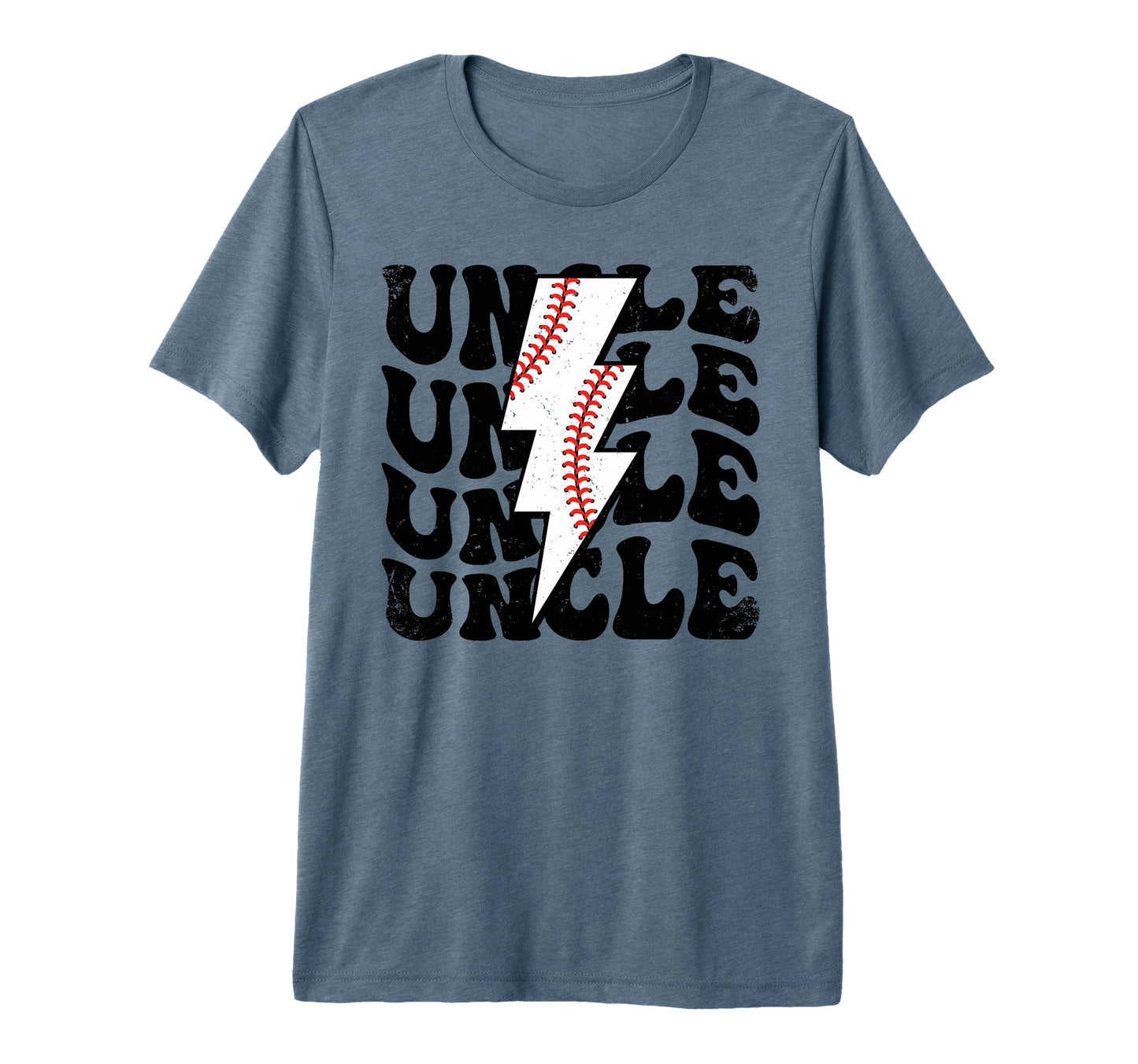 Lightning Groovy Proud Baseball Uncle T-Shirt - Fun Novelty Design Unisex - T-Shirt, Sweatshirt, Hoodie