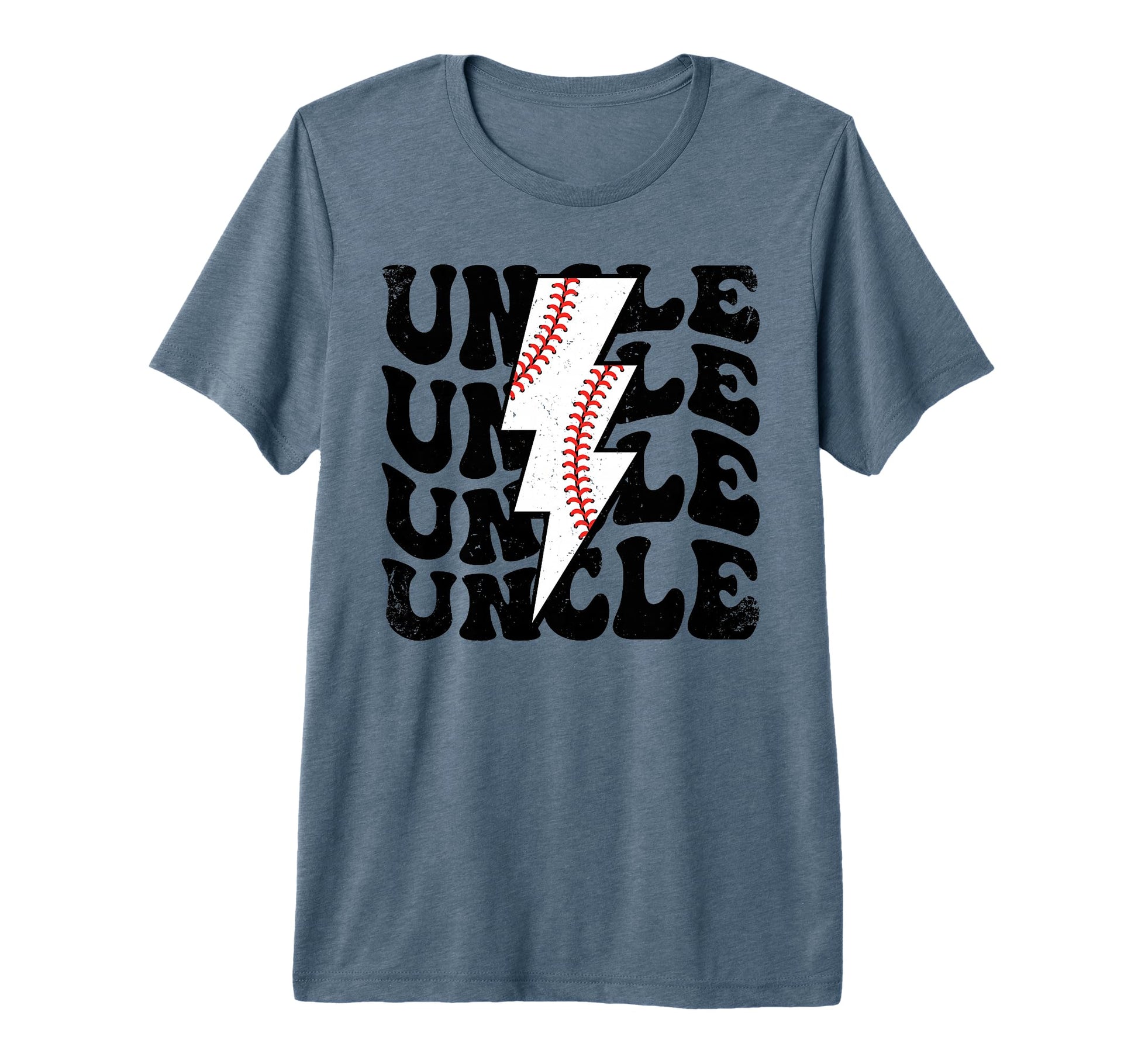 Lightning Groovy Proud Baseball Uncle T-Shirt - Fun Novelty Design Unisex - T-Shirt, Sweatshirt, Hoodie
