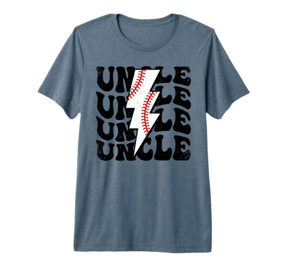 Lightning Groovy Proud Baseball Uncle T-Shirt - Fun Novelty Design Unisex - T-Shirt, Sweatshirt, Hoodie