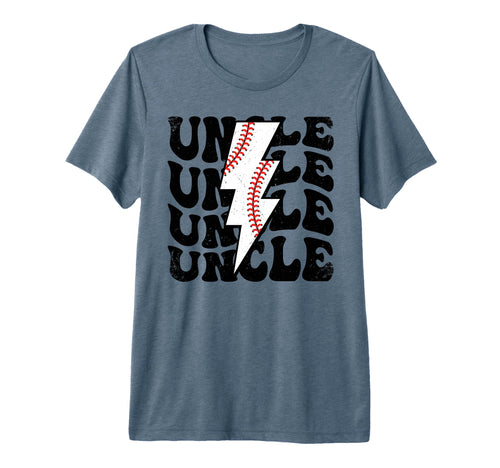 Lightning Groovy Proud Baseball Uncle T-Shirt - Fun Novelty Design Unisex - T-Shirt, Sweatshirt, Hoodie