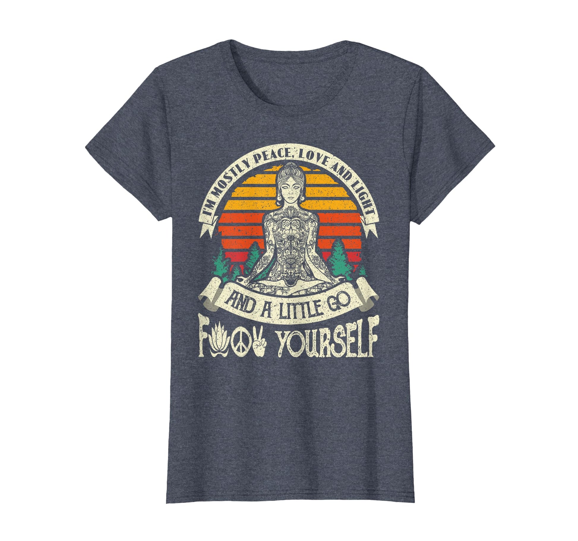 Im Mostly Peace Love And Light Little T-Shirt - Unique Graphic Men Women - T-Shirt, Sweatshirt, Hoodie