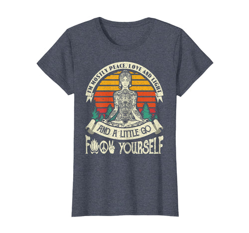Im Mostly Peace Love And Light Little T-Shirt - Unique Graphic Men Women - T-Shirt, Sweatshirt, Hoodie