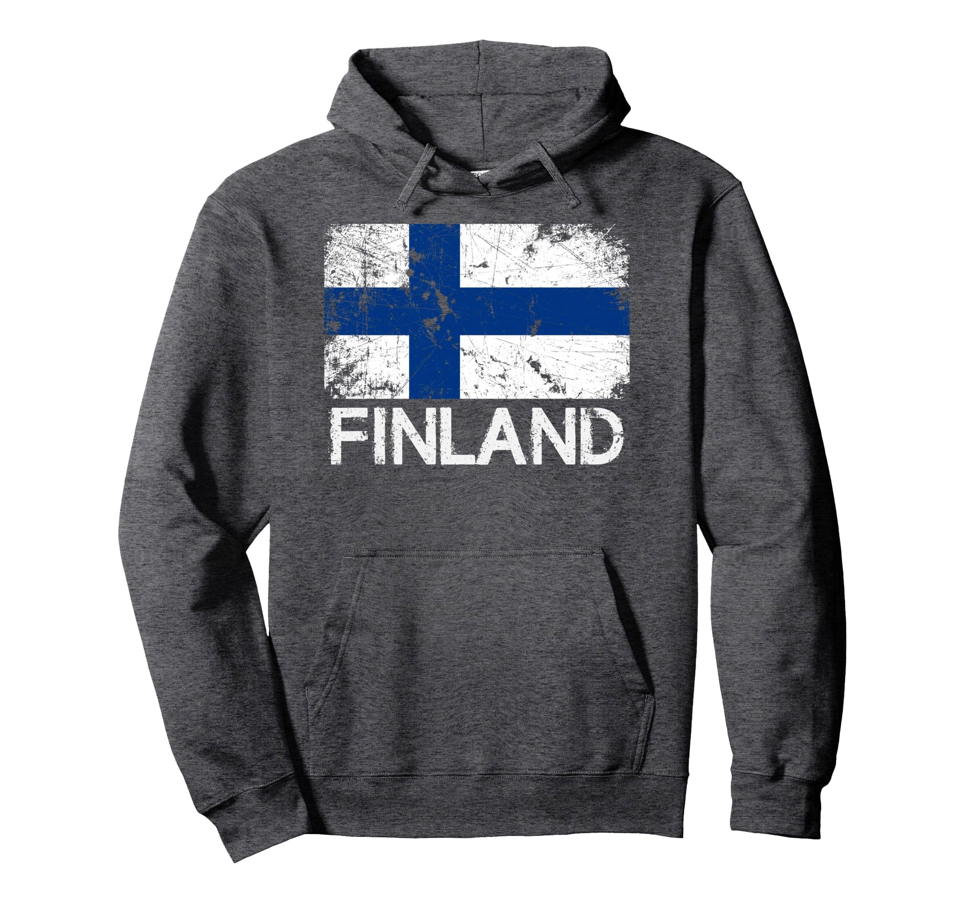 Finnish Flag Made Finland Gift Hoodie - Custom Art Print for Adults - T-Shirt, Sweatshirt, Hoodie