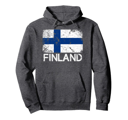 Finnish Flag Made Finland Gift Hoodie - Custom Art Print for Adults - T-Shirt, Sweatshirt, Hoodie