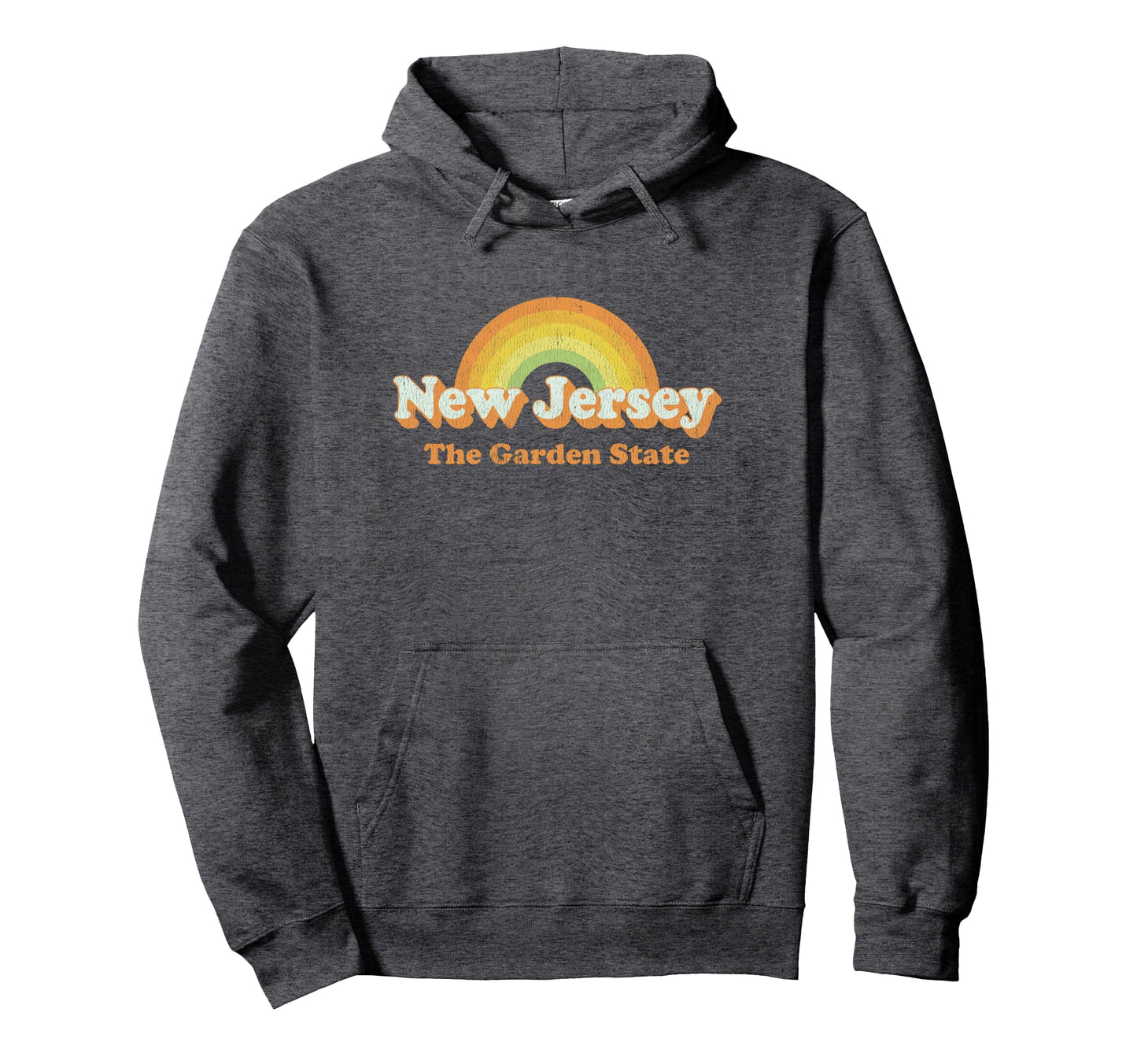 New Jersey 70S Nj Rainbow Hoodie - Unique Graphic for Adults - T-Shirt, Sweatshirt, Hoodie