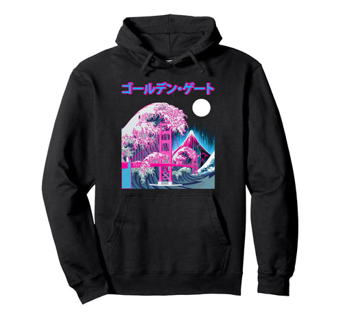 Vaporwave Glitch Aesthetic Japan Hoodie - Minimalist Print for Adults - T-Shirt, Sweatshirt, Hoodie