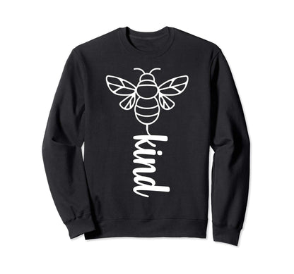 Bee Kind Save Bees Peace Love And Sweatshirt - Unique Graphic Unisex - T-Shirt, Sweatshirt, Hoodie