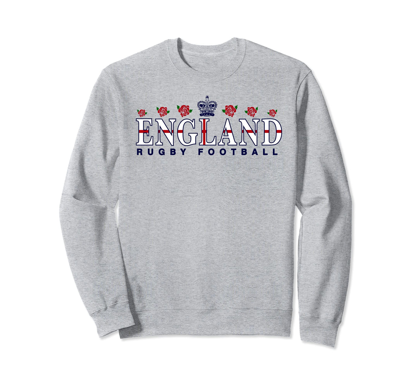 England Peace Love Rugby Double Sided Sweatshirt - Unique Graphic Unisex - T-Shirt, Sweatshirt, Hoodie