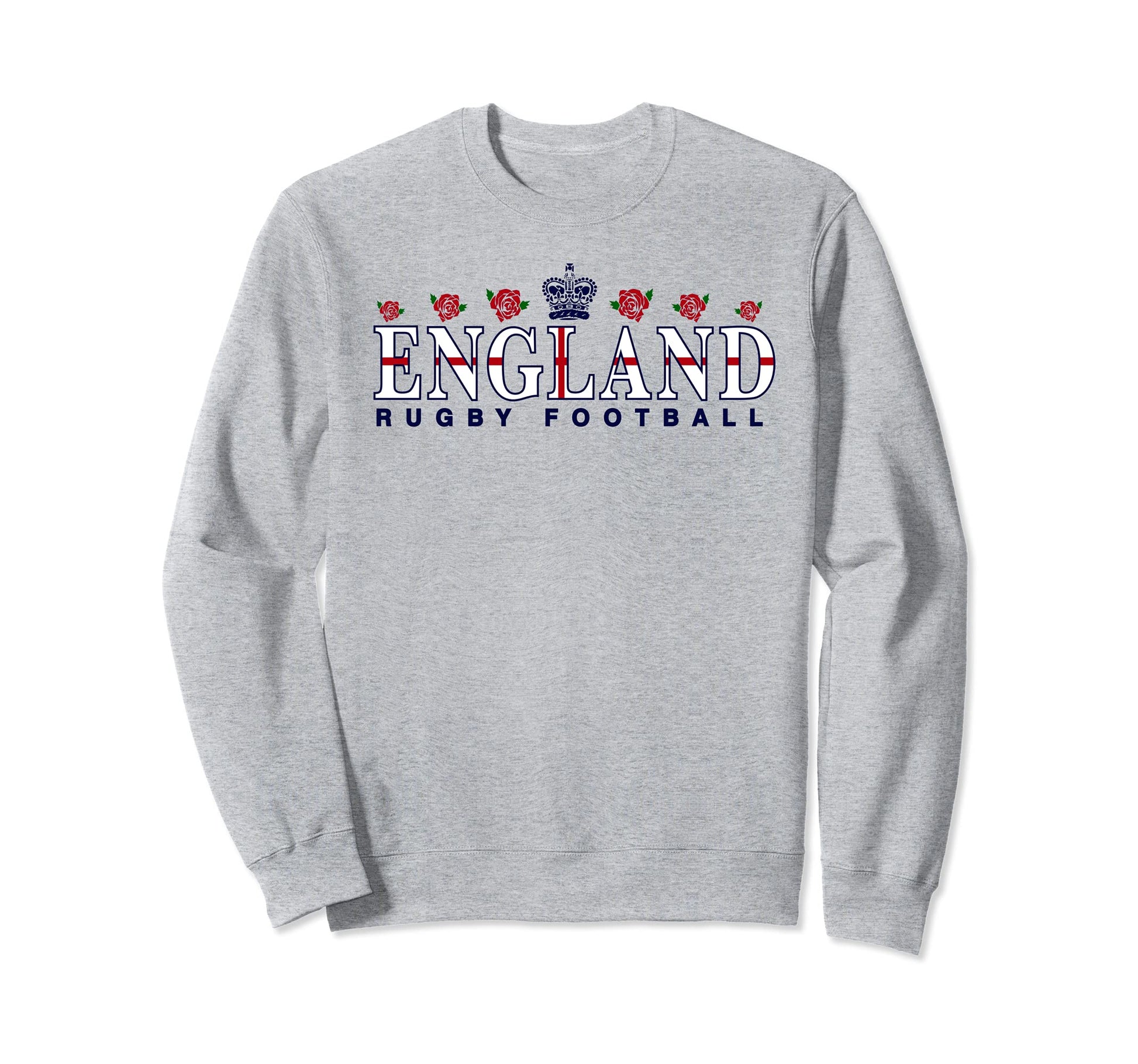 England Peace Love Rugby Double Sided Sweatshirt - Unique Graphic Unisex - T-Shirt, Sweatshirt, Hoodie